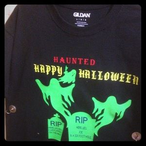 Unisex and youth Halloween t shirts.